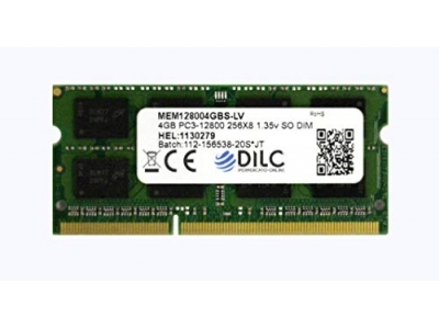 SODIMM DILC RAM DDR3 4GB DDR3 PC3-12800 1600MHz 204PIN 1.35v DILC128004GBS-LV