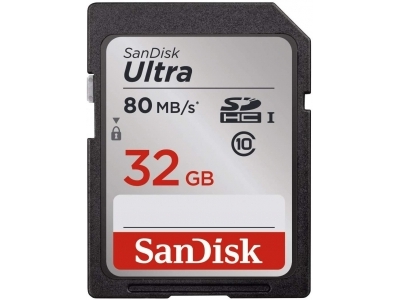 Memory Card - Sandisk SDHC 32GB 80 MB/s