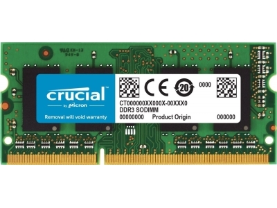Memoria Ram Crucial - 8GB DDR3 SODIMM 1600 MHz