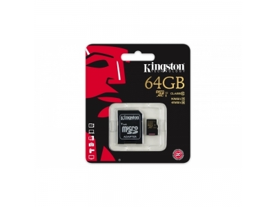 MEMORY CARD MICRO SDHC 64GB KINGSTON CLASSE 10 S