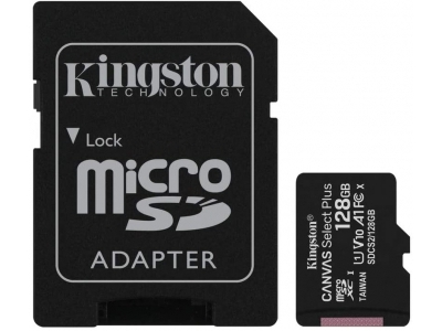 MICROSD KINGSTON 128GB TRANSFLASH UHS-I CLASSE10