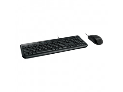 Kit Tastiera + Mouse MICROSOFT - Wired Desktop 600, USB, Layout IT, Nero 
