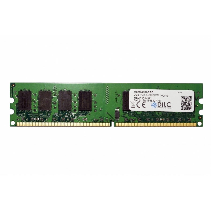 DIMM DILC RAM DDR2 2GB DDR2 PC2-6400 800MHz 200PIN CL6 DILC64002GBD