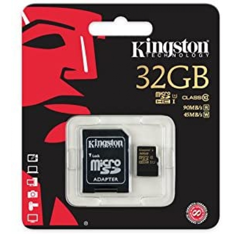 Memory Card - Kingston Micro SDHC 32GB Classe 10 