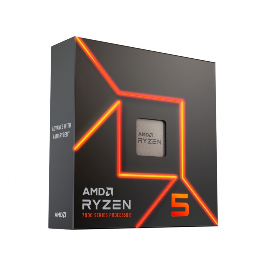 Processore AMD - Ryzen 5 7600X, 4,7 GHz, 32 MB, L3